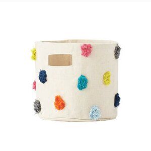 Pehr Designs Pom Pom Basket - Mini in Multi (Rainbow)